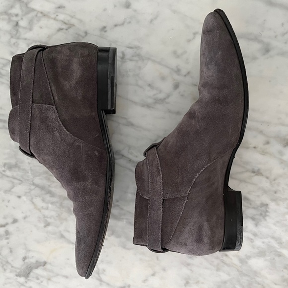 Saint Laurent Wyatt London Short Ankle Boot 41 8 - Picture 7 of 11